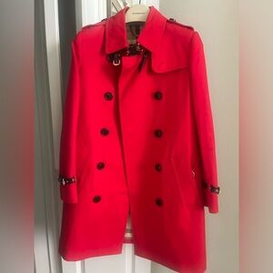 💯 Authentic Burberry Red Trench Coat